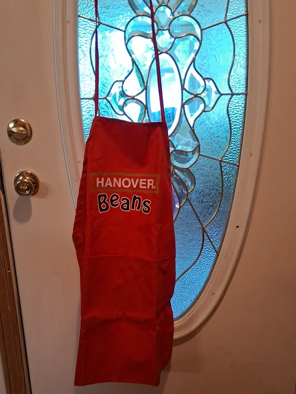 Hanover Beans Red Kitchen Apron